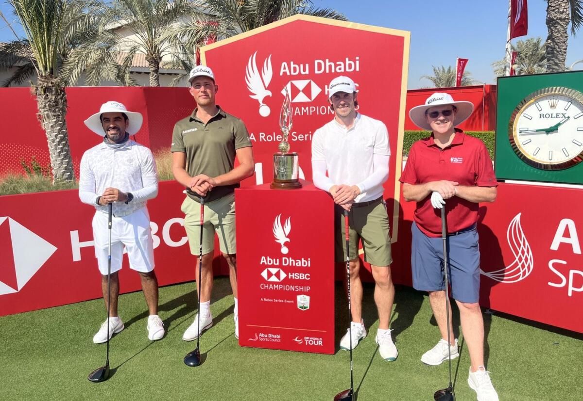 Norgaard ve Gareth Bale ile birlikte Miral Takımı, Abu Dabi Hsbc Şampiyonası Pro-Am'de Zafer Kazandı