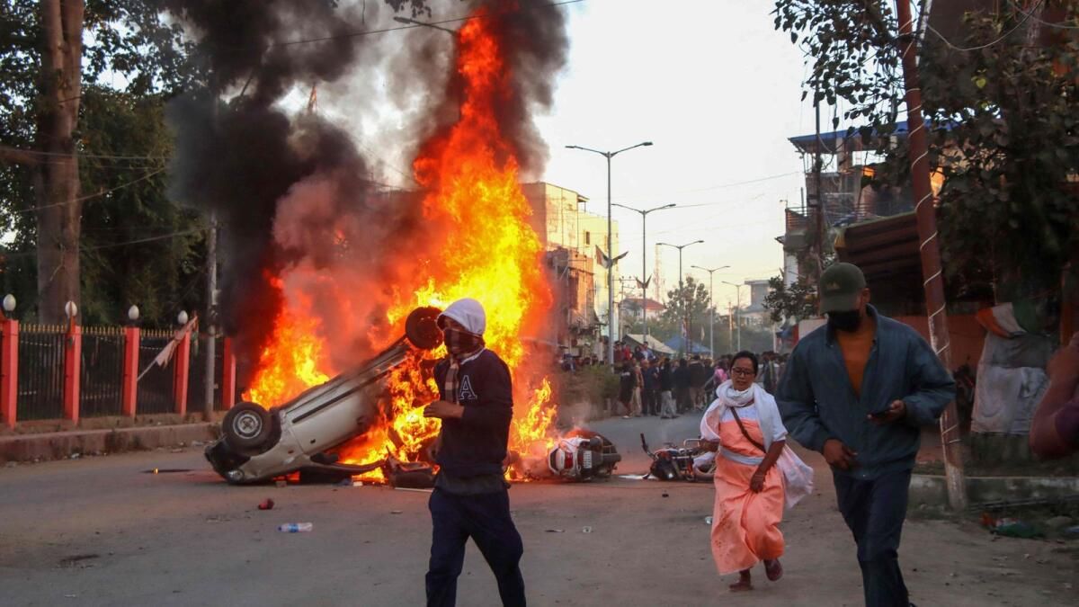Şiddetli Protestoların Ardından Hindistan'ın Manipur'unda Yirmi Üçü Tutuklandı