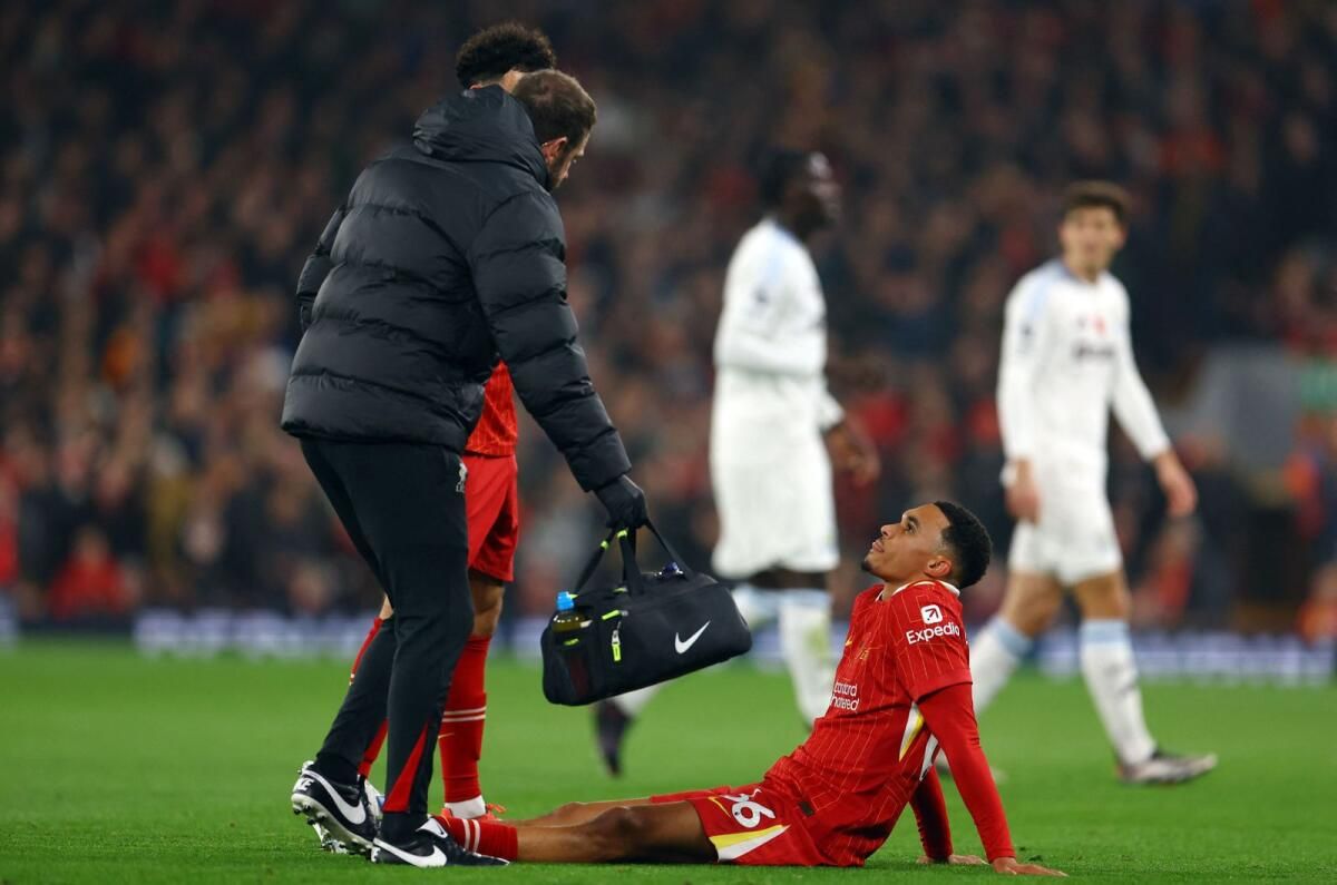 Alexander-Arnold'un Sakatlığı Liverpool'un Villa'yı Kazanmasına Engel Oldu