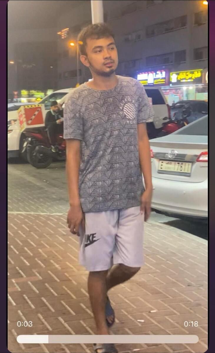 Dubai: 20 Yaşındaki Oğlu 5 Gün Boyunca Kaybolduktan Sonra Göçmen Yardım İstiyor