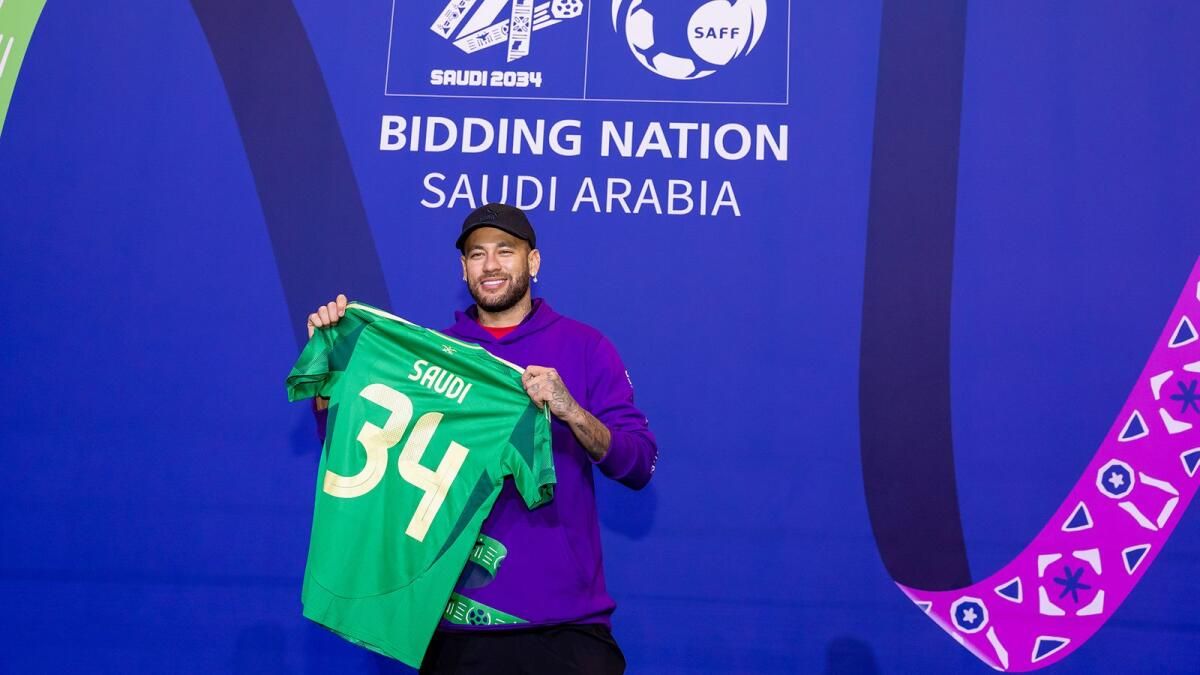Neymar, Suudi Arabistan'ın 2034'teki En iyi Dünya Kupası'na Ev Sahipliği Yapmasını Destekliyor