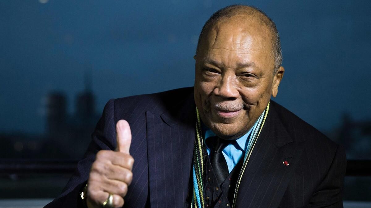 Montrö Caz Festivali 'Vaftiz Babası' Quincy Jones'u Selamlıyor