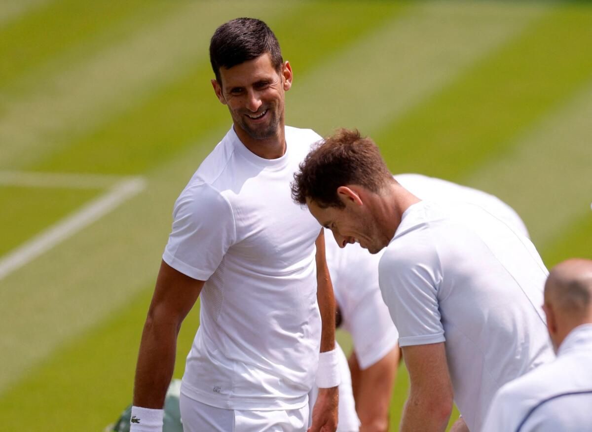 Andy Murray, Avustralya Açık öncesinde Novak Djokovic'i Çalıştırıyor