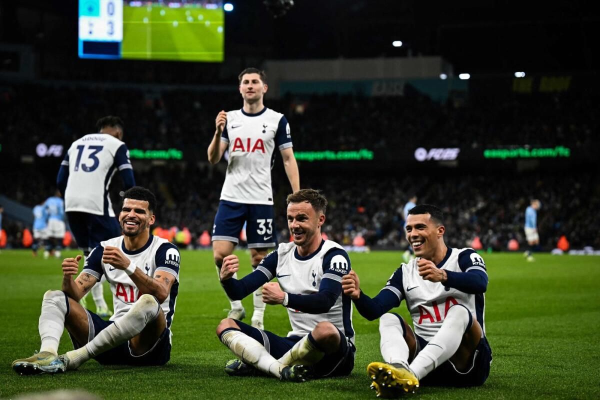 Premier Lig: City'nin Evinde Uzun Süredir Yenilmeyen Koşusu Spurs'a 4-0 Mağlubiyetle Sona Erdi