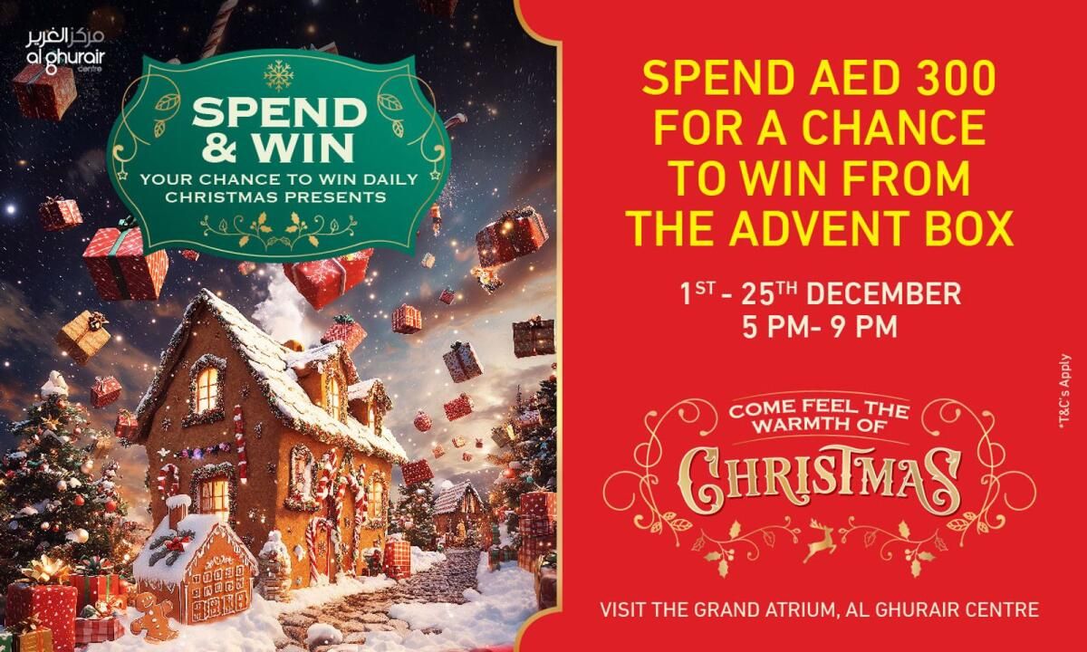 Alışveriş Merkezlerini Süsleyin: Al Ghurair Center'da Noel'e Çok Benzemeye Başlıyor!