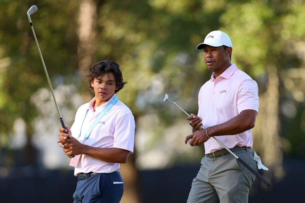 Tiger Ve Charlie Woods Gelecek Haftaki Pnc'de Yarışacak