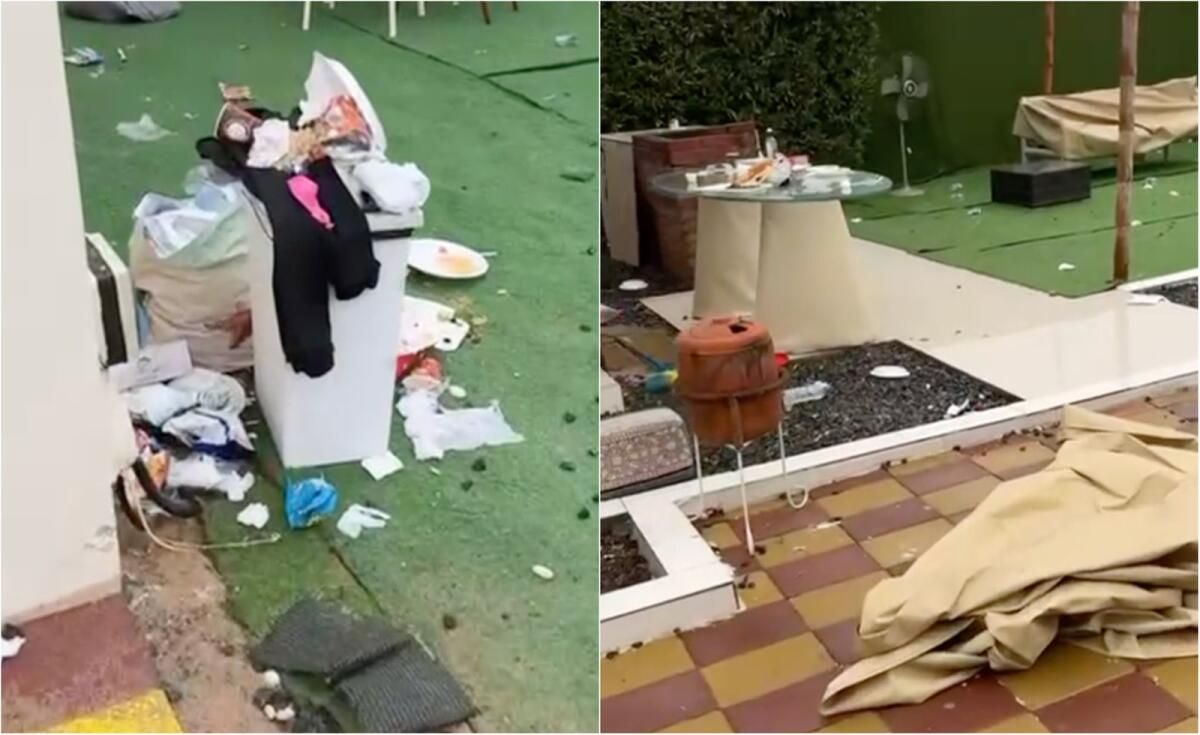 BAE Çiftlik Sahipleri, Kış Partilerinden Sonra Her Yere Çöp Bırakan 'Kaba Kiracılara' Sesleniyor