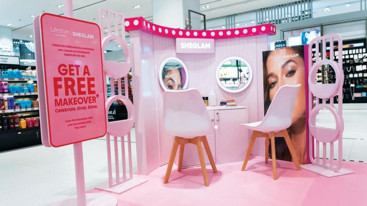 Centrepoint'teki Sheglam ve Yaşam Tarzı, Orta Doğu'da Bir Yıllık Ortaklığa İşaret Ediyor