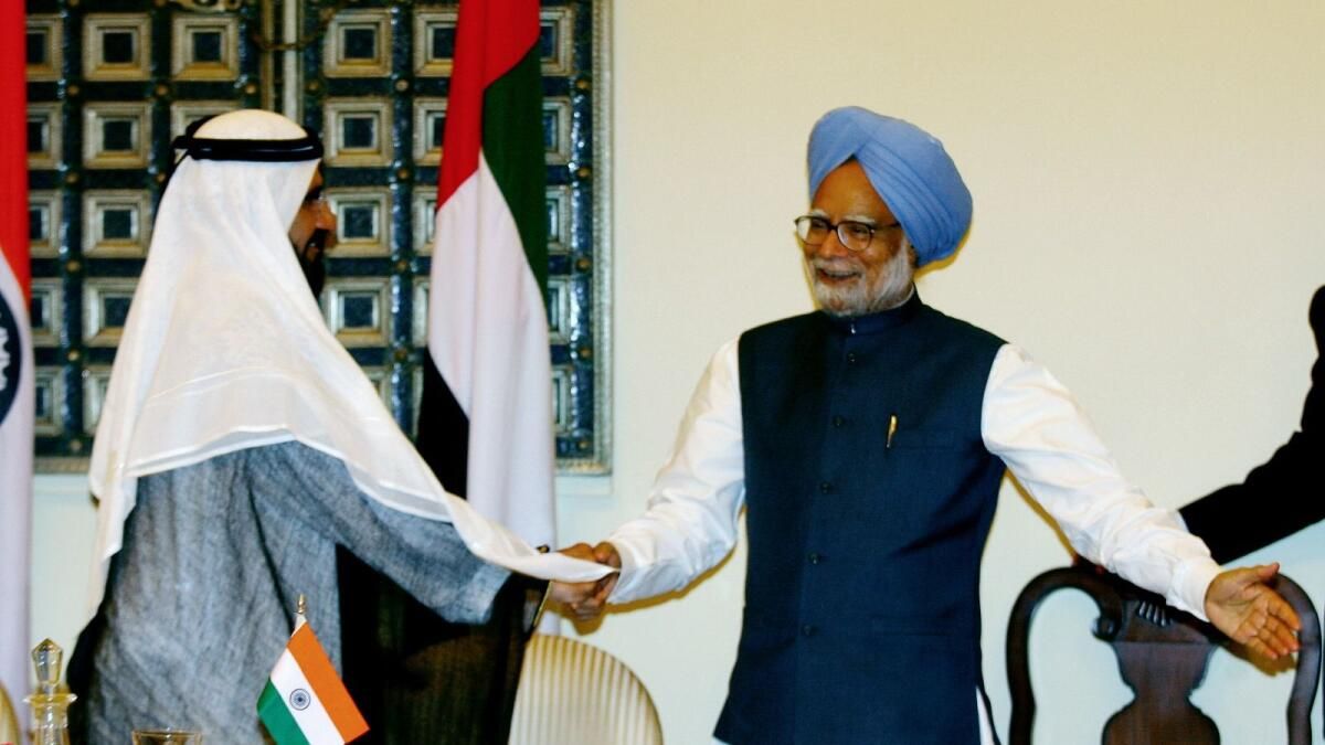Resimlerde: 5 Kez Eski Hindistan Başbakanı Manmohan Singh BAE Liderleriyle Bir Araya Geldi, Daha Güçlü Bağlar Kurdu