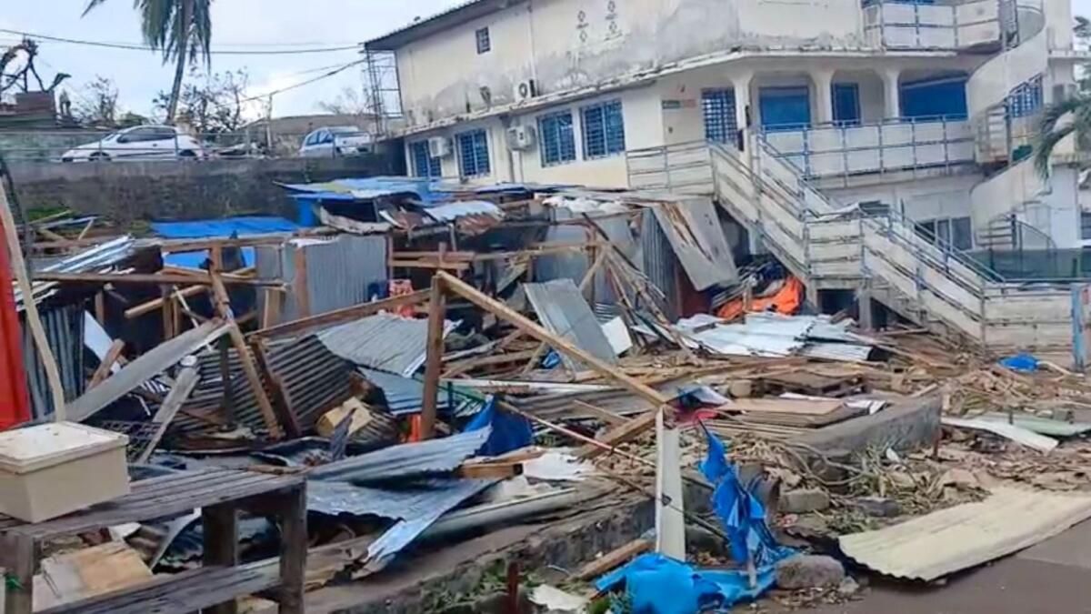 Siklondan Sonra Mayotte Kurtarıcıları için Zamana Karşı Yarış