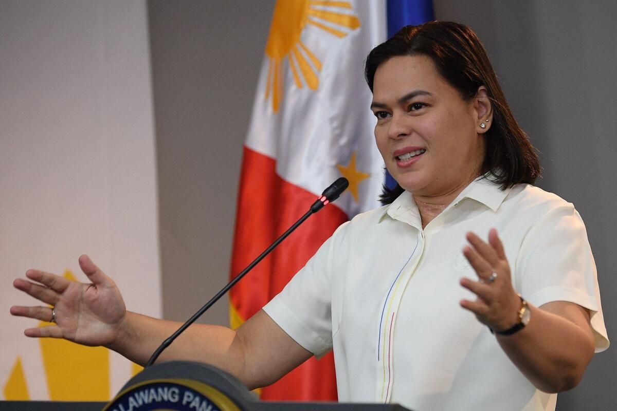 Sara Duterte, Filipinler'in Marcos'u Öldürme İddiasını Araştırdığı Sırada Partiye Ev Sahipliği Yapıyor