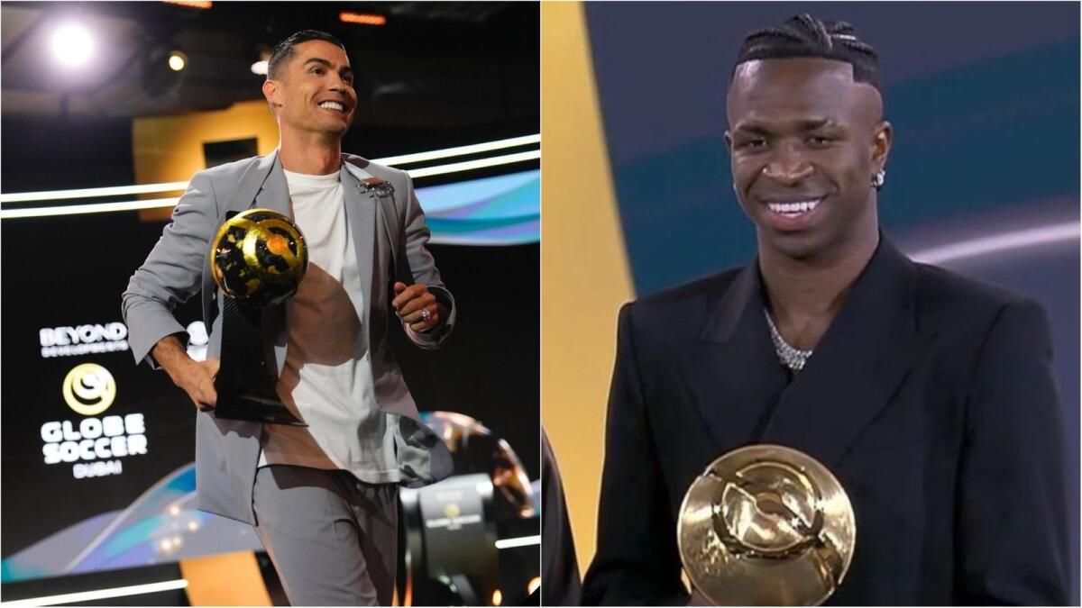 Ronaldo, Vinicius Junior Dubai Globe Futbol Ödülleri'nde Gösteriyi Çaldı