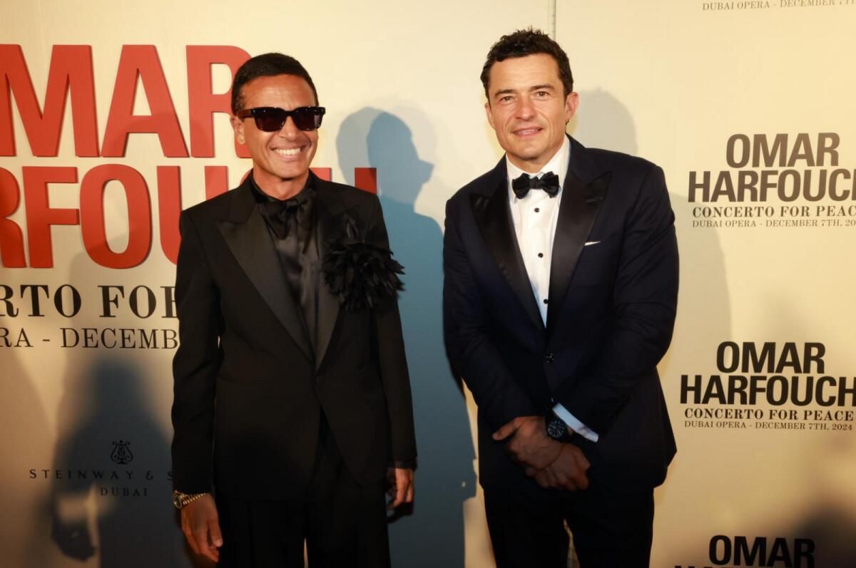 Orlando Bloom ve Omar Harfouch, Dubai Operası'nda Barış için Bir Araya Geldi