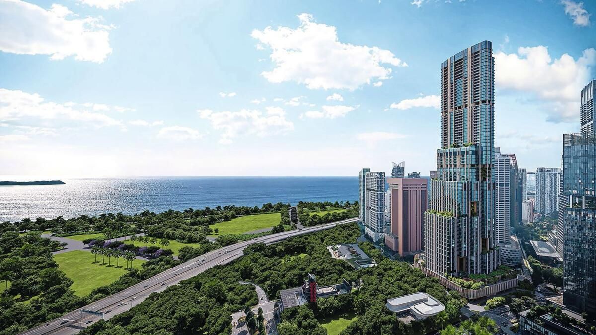 Singapur'un İkonik Sahil Silüetindeki 'Kupa Eviniz’