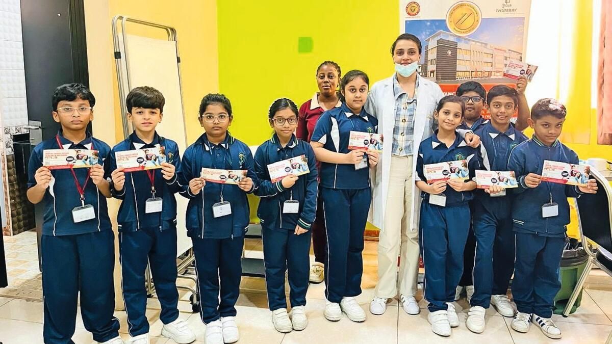 Thumbay Diş Hastanesi, Ağız Sağlığı Tarama Sürüşü için Ajman Eğitim Ofisi ile Ortaklık Kurdu