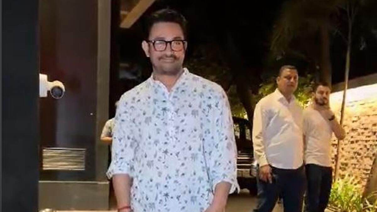 Aamir Khan, 'Loveyapa' Gösterimine Şık Bir Şekilde Katılıyor