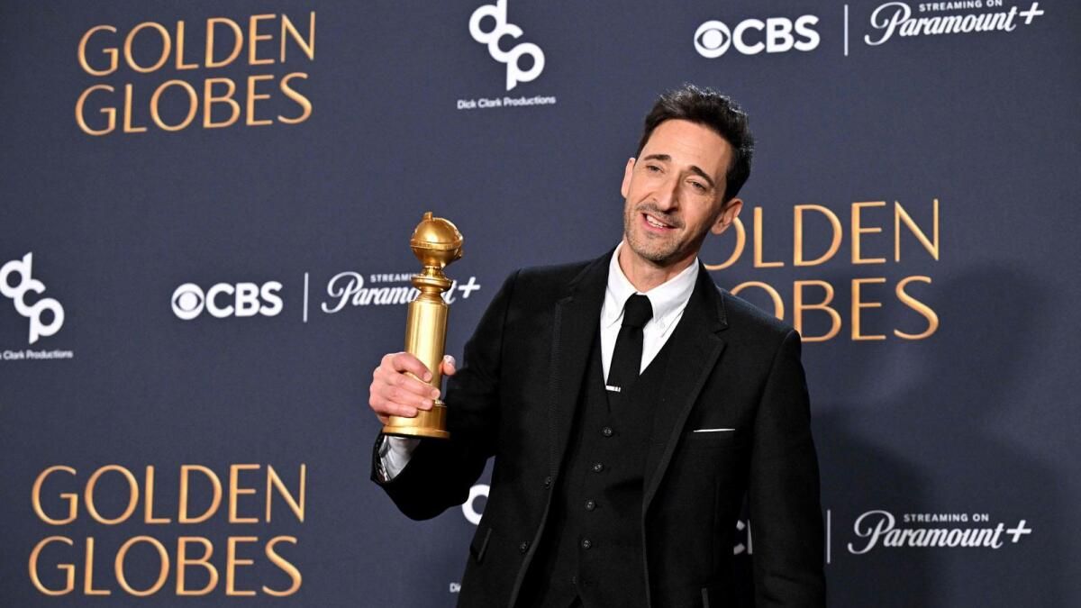 Adrien Brody, Altın Küre Kazandıktan Sonra Hayatını Yansıtıyor