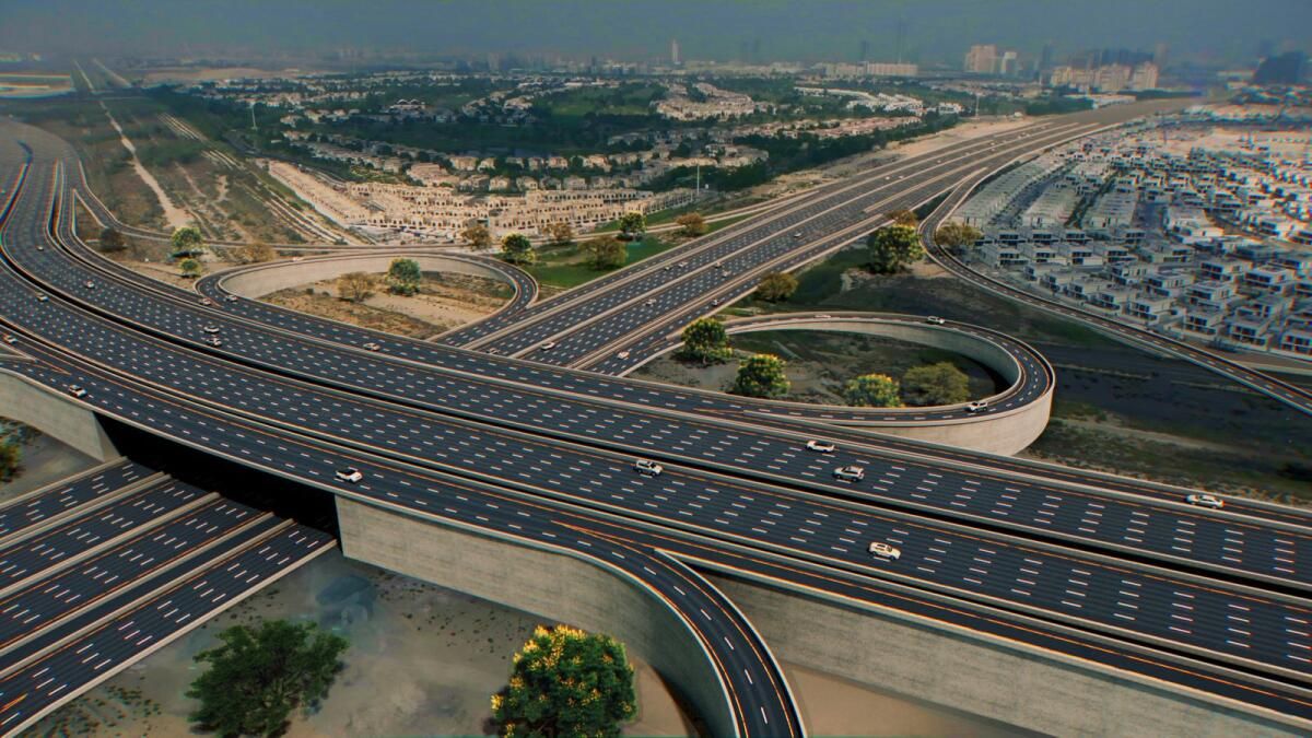 Dubai, Dh1.5 Milyar Yükseltmede Al Fay Caddesi Projesi için 5 Yeni Kavşak Başlattı