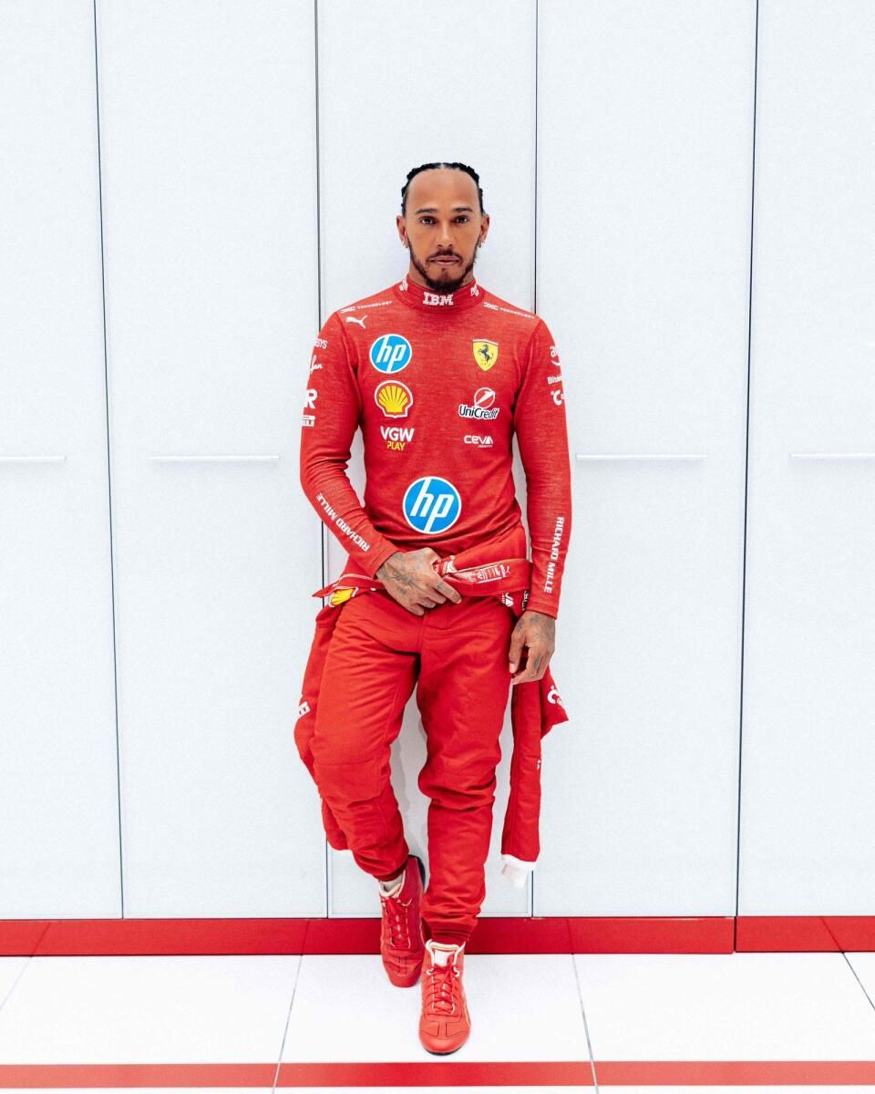 Hamilton, Ferrari için İlk Çıkışını Yaptı