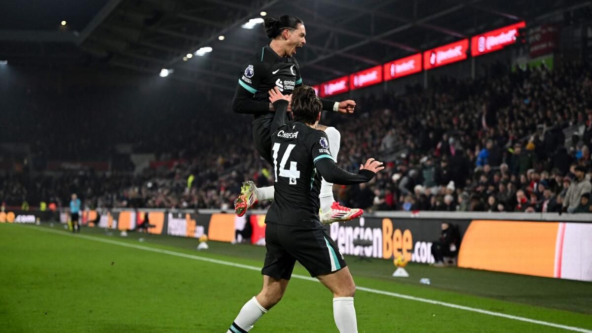 Liderler Liverpool, Nunez'in Brentford'u Batırmasıyla Geç Grev Yaptı