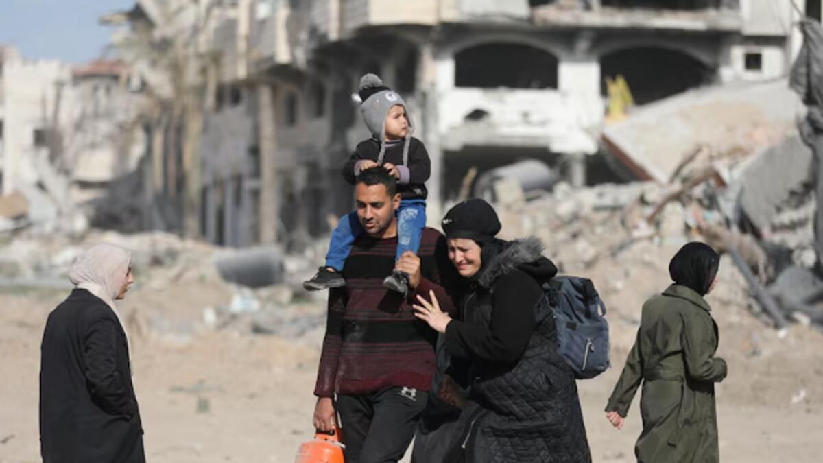 Binlerce Yerinden Edilmiş Gazze, Ateşkes Başladığında Evlerine Dönüyor