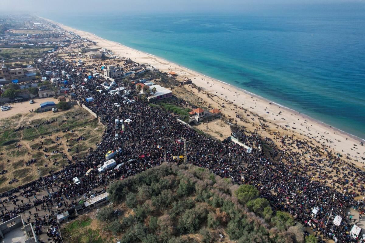 Fotoğraflar: Yaklaşık 650.000 Gazzelinin İsrail Bariyerinde Kuzeye Ulaşması Engellendi