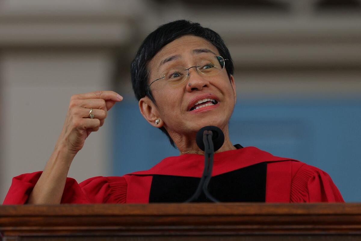 Nobel Ödüllü Maria Ressa, Meta Abd'nin Gerçek Kontrolünü Bitirdikten Sonra 'Tehlikeli Zamanlar' Diyor