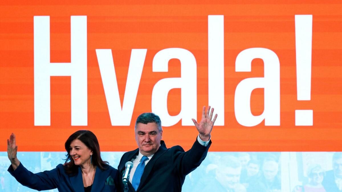 Hırvatistan Popülist Cumhurbaşkanı Heyelanla Yeniden Seçildi