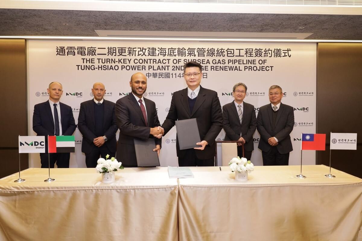 Nmdc Energy, Tayvan Denizaltı Doğalgaz Boru Hattı Projesi için 1.136 Milyar Dolarlık Sözleşme İmzaladı