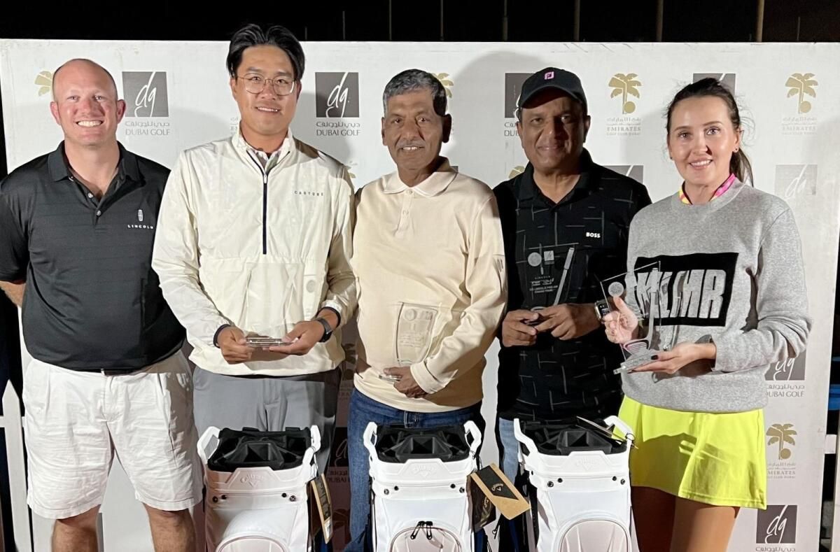 Egc'nin Takımı Zi Hao, Emirates Golf Kulübü'nde Dubai Golf Pro-Am Büyük Finalinde Zafer Kazandı