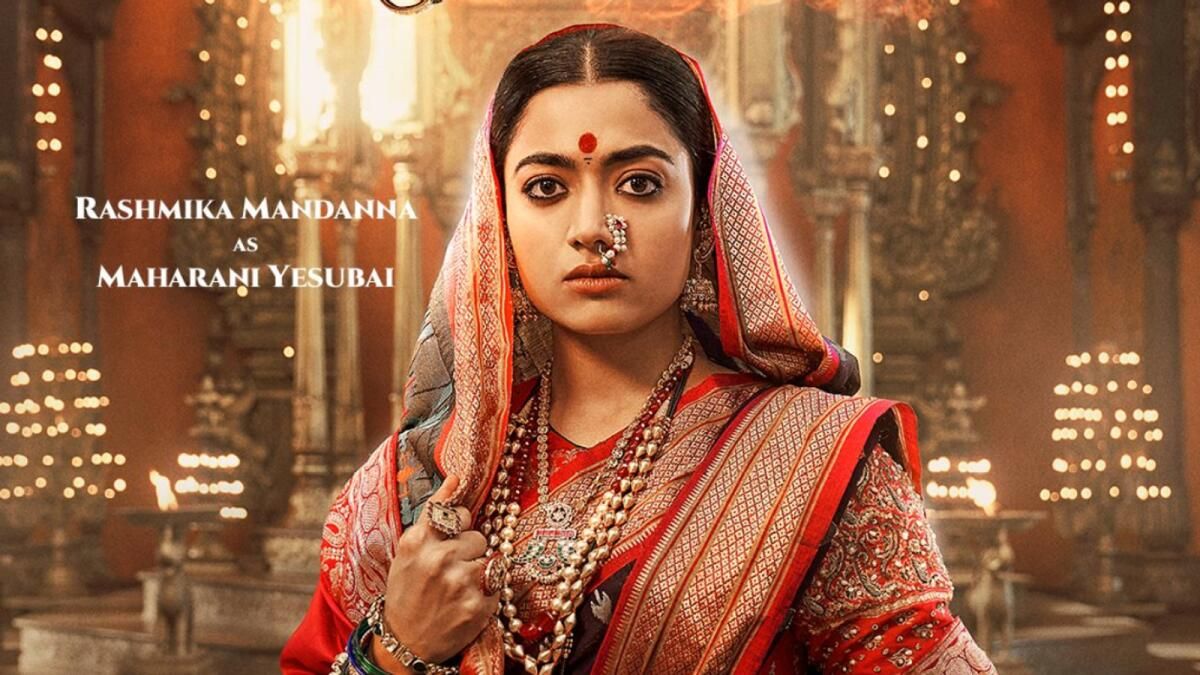 Rashmika Mandanna, 'Chhaava'dan ilk Bakış Posterlerinde Telif Hakkı Yayıyor