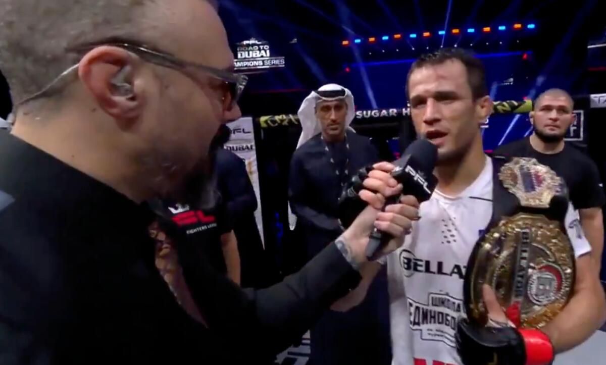Usman Nurmagomedov Dubai'de Heyecan Verici Galibiyeti Perçinledi