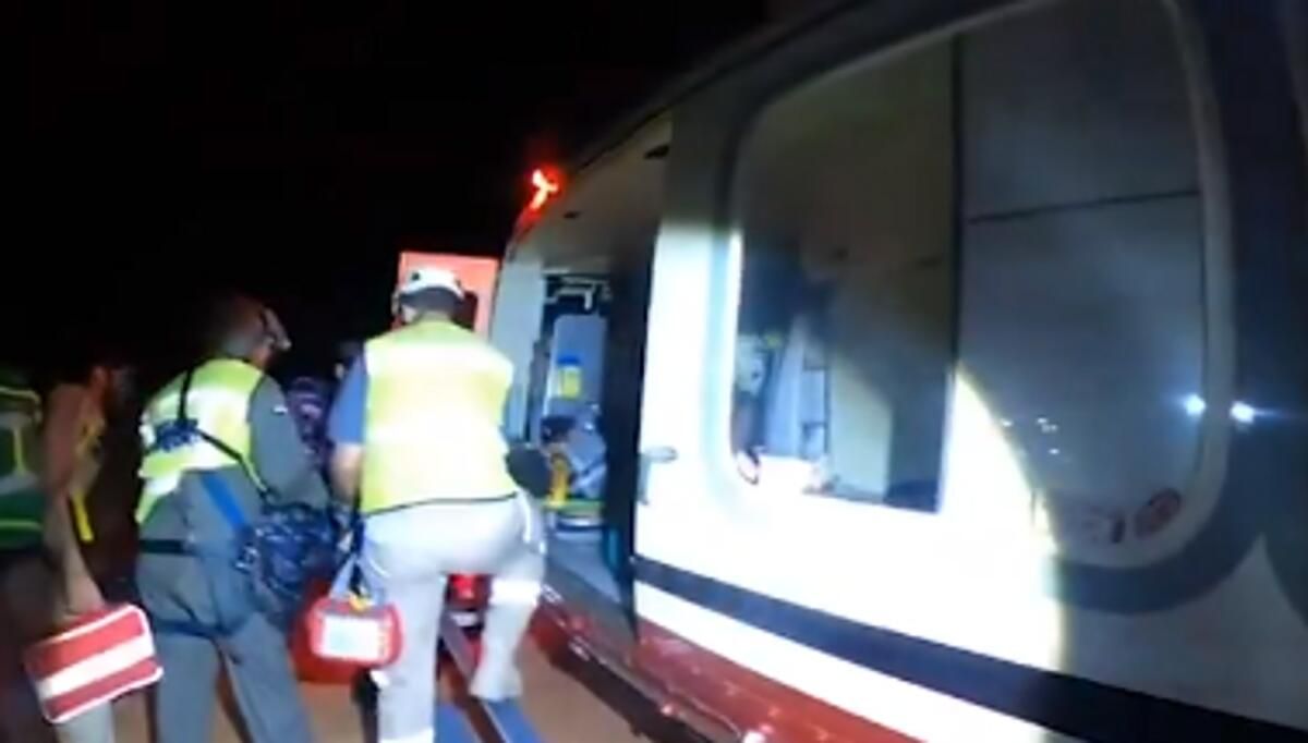 BAE Yetkilileri, 24 Saat İçinde Ayrı Motosiklet Kazalarında 3 Yaralıyı Havaya Kaldırdı