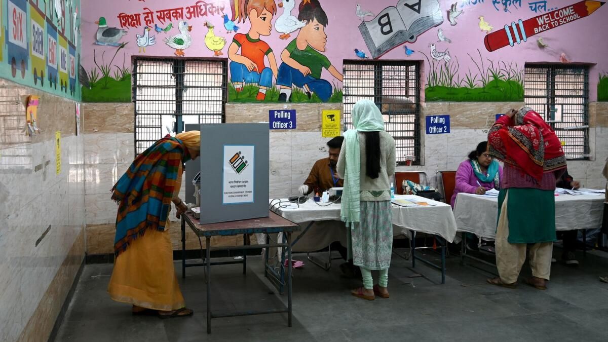 Delhi Seçim Sonuçları: Bjp 36 Sandalyede, Aap 16 Sandalyede Lider Oldu