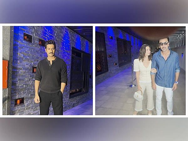 Fotoğraflar: Ranbir Kapoor, Alia Bhatt, Vicky Kaushal Film Yapımcısı Sanjay Leela Bhansali'nin Doğum Gününü Kutluyor