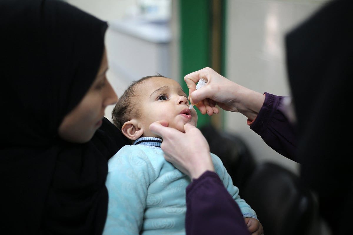 Gazze'de Çocuk Felci Aşısı 600.000 Çocuğa Ulaştı: Dsö