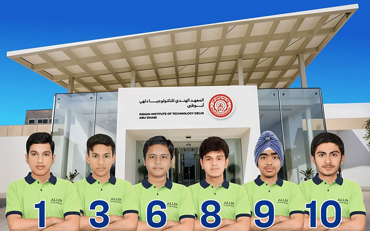 Nrı Öğrencileri, En İyi Hint Mühendislik Kolejlerinde ve Iıt Abu Dabi'de Yer Edinerek Sınavlarda Başarılı Olurlar