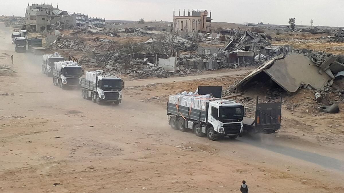 Ateşkesten Bu Yana 10.000'den Fazla Yardım Aracı Gazze'ye Girdi: BM