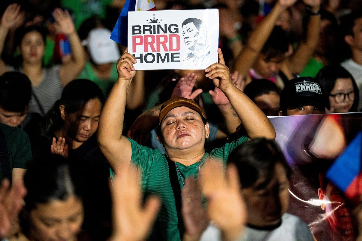 Duterte, Icc'de Cevap Verecek 'Davası Olmadığından' Emin, Diyor Kızı