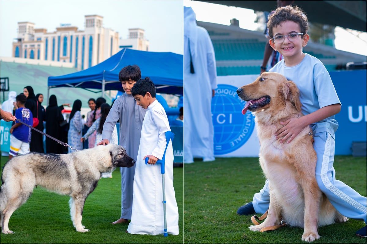 Dubai Polisi K9 Gösterisi: 9 Yaşındaki Sakinler Etkinliğe Katılırken Köpekler Merkez Sahneye Çıkıyor