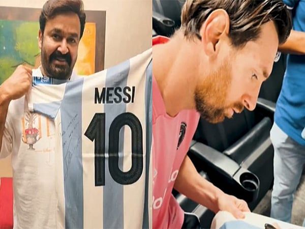 Mohanlal, Lionel Messi'den İmzalı Forma Aldı