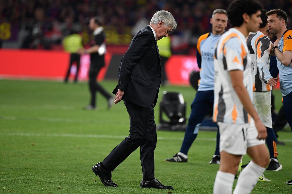 Real Madrid'in Ancelotti, Barcelona'ya Karşı Kupa Final Yenilgisinde Geç Gol Attı