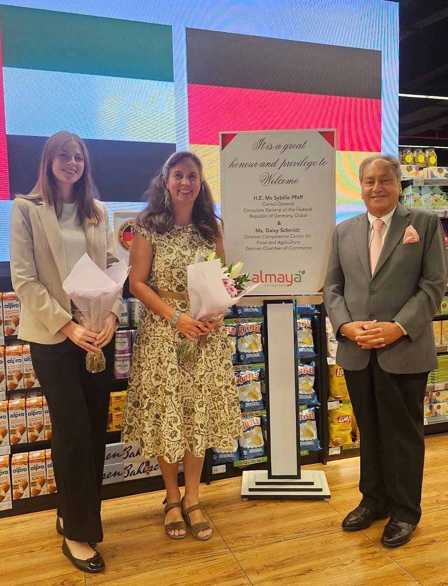 Alman Başkonsolosu, Ticaret ve Lezzet Kutlamasında Al Maya Süpermarketini Geziyor