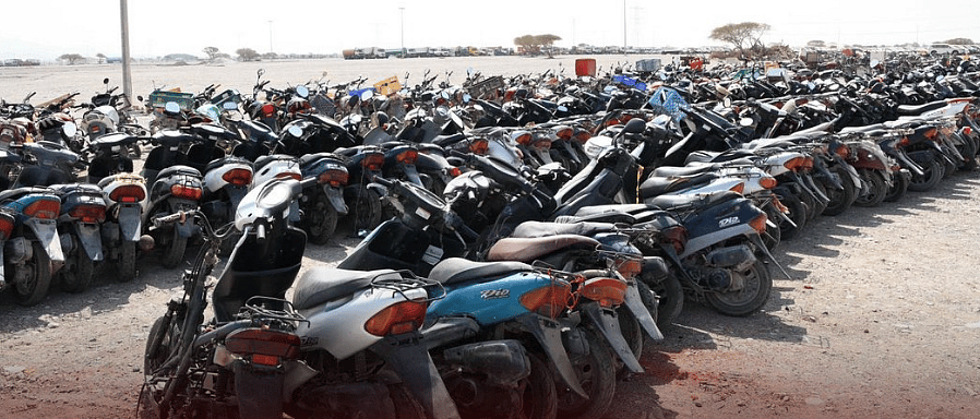 BAE: Ras Al Khaimah'ta Trafik Kurallarını İhlal Ettiği Gerekçesiyle 10 Günde Yaklaşık 500 Bisiklet Ele Geçirildi