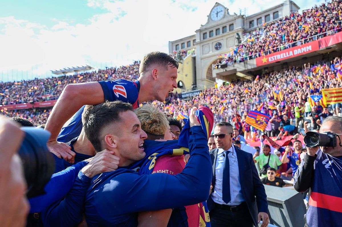 Barca Edge Real Madrid, Lig Şampiyonluğunun Eşiğine Gelmek için Gerilimde