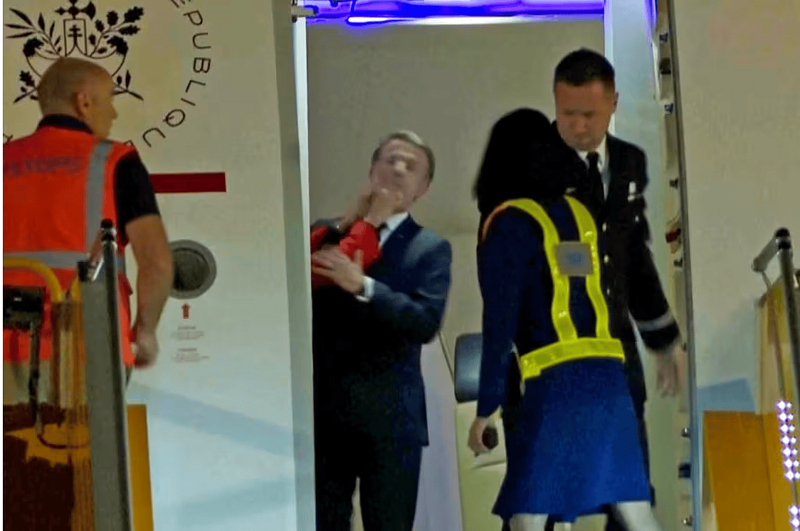 'Doğru Değil': Fransa Cumhurbaşkanı Macron, Video Viral Hale Geldikçe Eşiyle Olan İç Anlaşmazlığı Reddetti