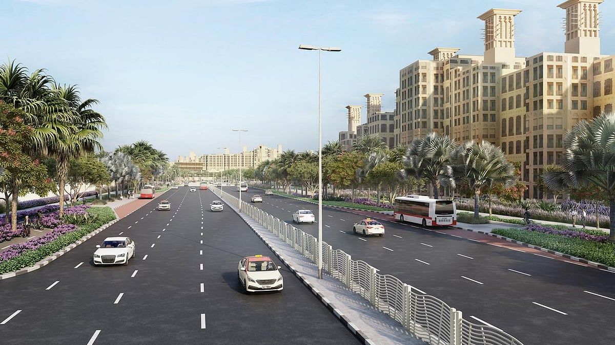 Dubai: Umm Suqeim Caddesi Saatte 16.000 Araç Tutacak, Yeni Yürüyüş Yolları Alacak