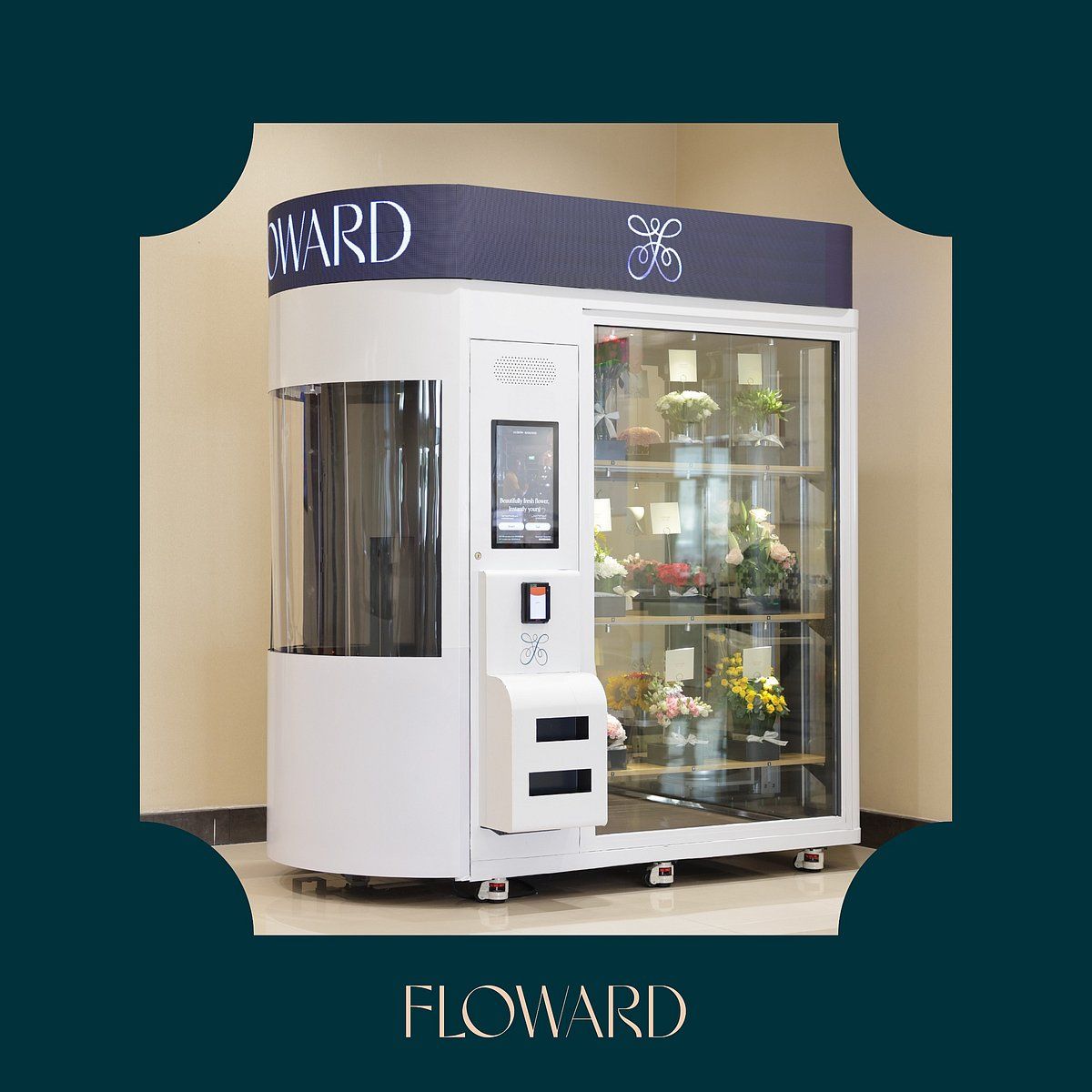 Floward, E-Ticareti Çevrimdışı İnovasyonla Birleştiren Mena'nın İlk Robotik Çiçek Satış Makinesini Tanıttı