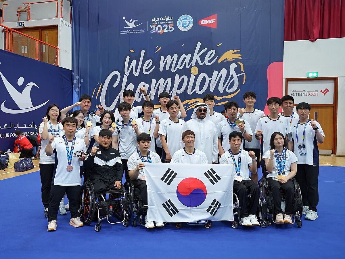 Güney Kore, Fazza Dubai Para Badminton International'da Altı Altın Talep Etti