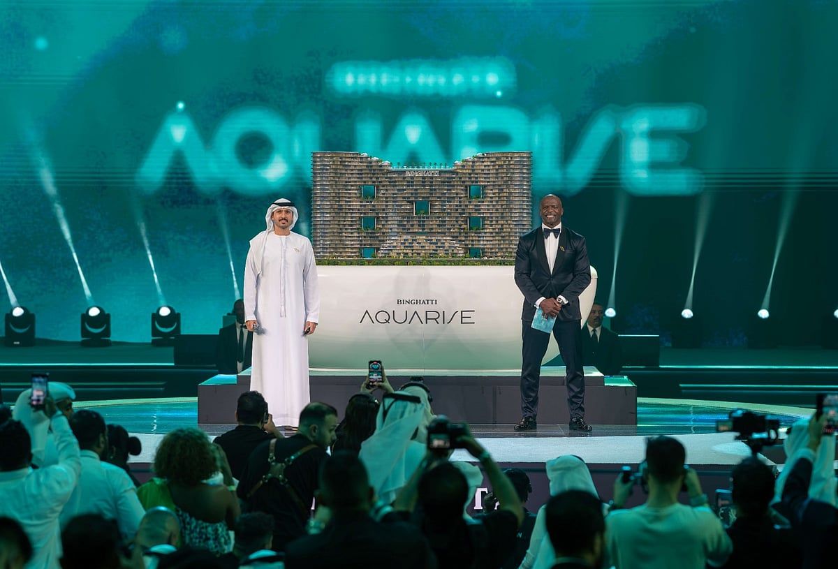 Hollywood Yıldızı Terry Crews, Dubai'deki Binghatti Aquarise Dairesine Kaydoldu